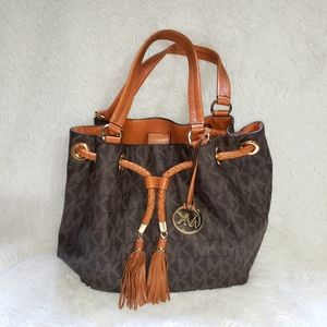 Michael Kors signature bucket bag